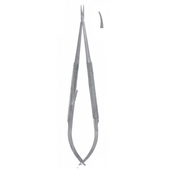 BARRAQUER DELICATE NEEDLE HOLDER SMOOTH CVD WITH LOCK 21CM