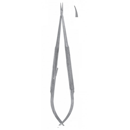 BARRAQUER MICRO NEEDLE HOLDER SMOOTH CVD WITH LOCK 14CM