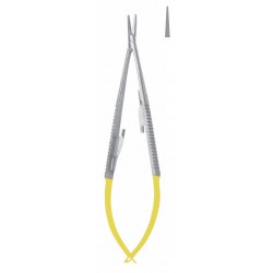 TC CASTROVIEJO DELICATE NEEDLE HOLDER SMOOTH WITH LOCK STR 23CM