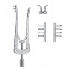 ALM LID RETRACTOR BLUNT PRONG 10CM