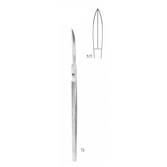 FOMON PLASTIC SURGERY KNIFE 16CM