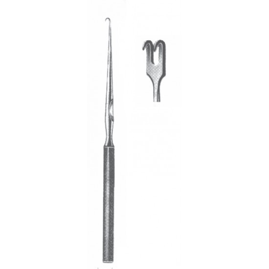 LAHEY SKIN HOOK SHARP 2-PRONG 12.5CM