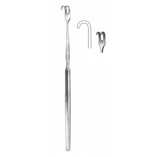 FINGER RETRACTOR 2-PRONG BLUNT 16.5CM