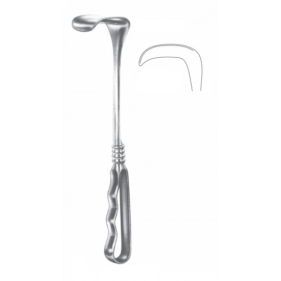 RICHARDSON RETRACTOR 28 X 20mm, 24CM FIG-1