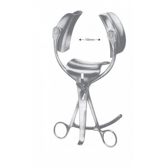 COLLIN ABDOMINAL RETRACTOR 30 X 60 X 100mm, 21CM