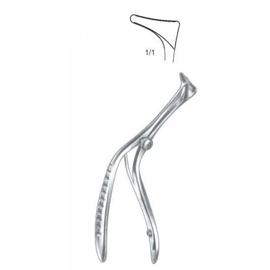 MOD-MEDRO TIEK NASAL SPECULUM ANGULAR 13CM