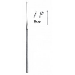 BUCK EAR CURETTE SHARP CVD 16.5CM FIG-000