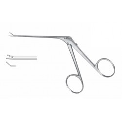 MICRO EAR FORCEP RIGHT CVD. 3*0.6MM 8CM SHAFT