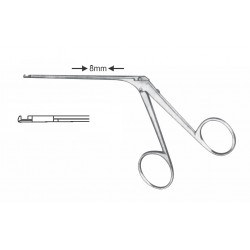 HOUSE-DIETER MICRO RONGEUR TYPE FORCEP UPWARD CUTTING STR. 8CM SHAFT