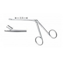 HARTMAN EAR FORCEP SERRATED WITH 1*2 KOACHER TYPE WITH GROOVE 9CM SHAFT
