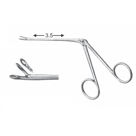 STRUEMPEL EAR FORCEP 9CM STR.