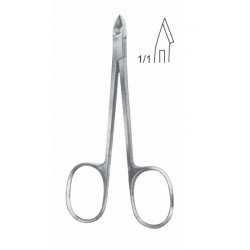 NAIL NIPPER WITH RINGS HANDLE 10CM