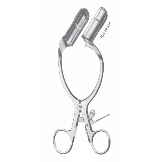 BARR RECTAL SPECULUM 70X22mm BLADES 17CM