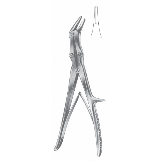 ECHLIN (DUCKBILL) DOUBLE ACTION BONE RONGUER 2 X 10mm POINT 23CM