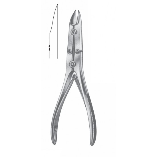 BOHLER DOUBLE ACTION BONE CUTTING FORCEP STR 15CM