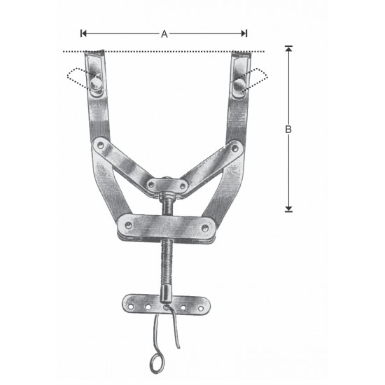 KIRSCHNER WIRE TRACTION BOWS MODIFIED 200 X 140mm