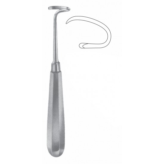 DOYEN BONE RASPATORY SMALL RIGHT 18CM