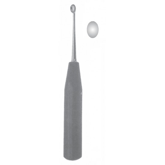 VOLKMAN BONE CURETTE FIBER HANDLE CUP 6.8mm 17CM