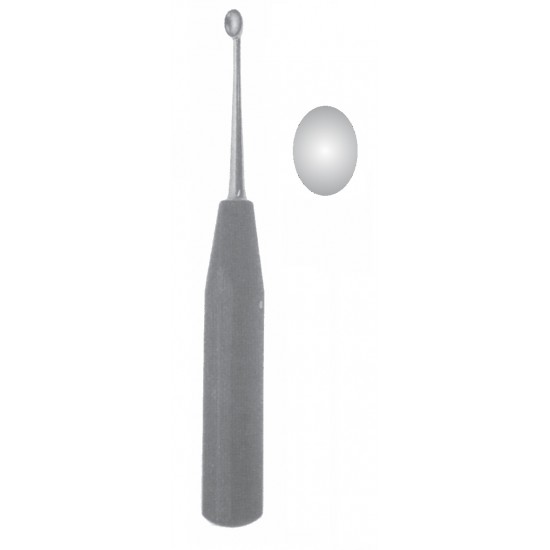 VOLKMAN BONE CURETTE FIBER HANDLE CUP 11.5mm 17CM