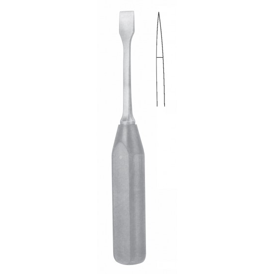 LEXER OSTEOTOME WITH FIBER HANDLE 10mm, 23CM