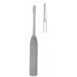 MINI-LEXER GOUGE WITH FIBER HANDLE 6mm, 18CM