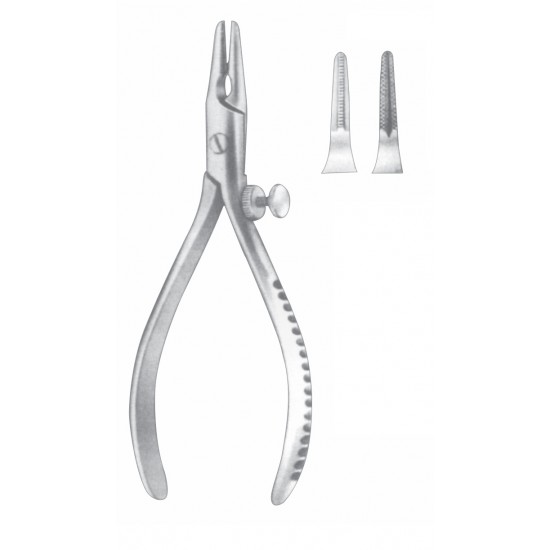 FLAT NOSE WIRE HOLDING PLIER 13CM FIG-1