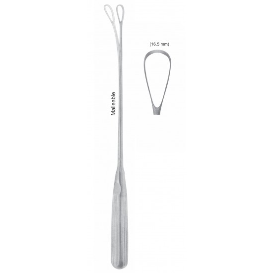 SIMS UETRINE CURETTE BLUNT 16.5mm, 31CM